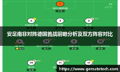 安足南非对阵德国首战前瞻分析及双方阵容对比